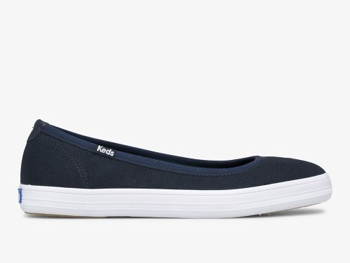 Keds Bryn Canvas Ženske Slip On Sneakers Tamnoplave | RS-01169