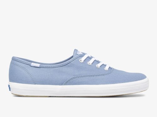 Keds Champion Canvas Washable Ženske Lace Up Shoes Plave | RS-49975