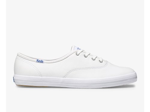 Keds Champion Originals Koža Ženske Koža Sneakers Bijele | RS-84004