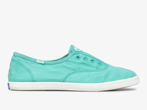 Keds Chillax Neon Twill Washable Ženske Slip On Sneakers Tirkizne | RS-82232