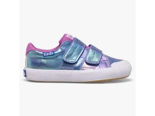 Keds Courtney HL Djevojke Slip On Sneakers Plave Visebojne | RS-12021