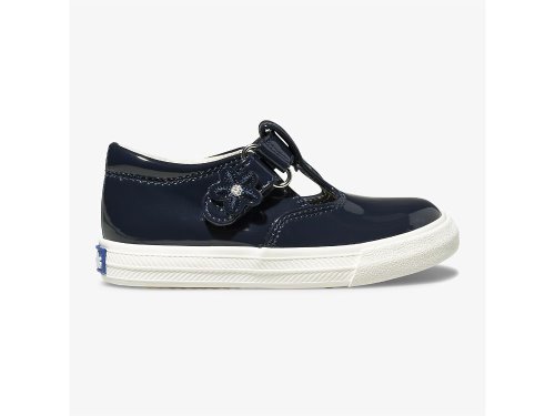 Keds Daphne Patent Sneaker Djevojke Slip On Sneakers Tamnoplave | RS-10714