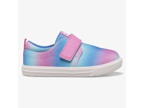 Keds Finlee Flex Djevojke Slip On Sneakers Roze Plave | RS-98375