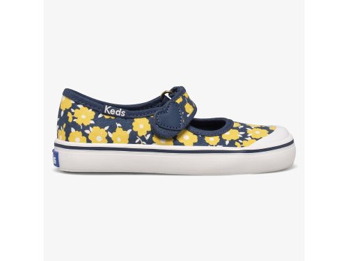 Keds Harper Djevojke Mary Jane Shoes Indigo Žute | RS-80504