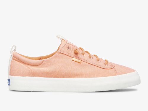 Keds Kickback Canvas Ženske Slip On Sneakers Koraljne | RS-51608