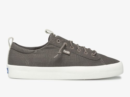 Keds Kickback Washable Feat. Organic Cotton Ženske Lace Up Shoes Tamno Sive | RS-28310