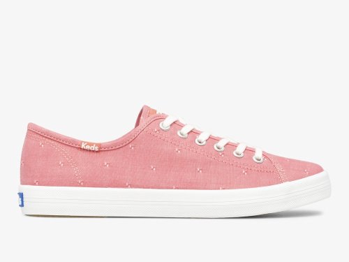 Keds Kickstart Dobby Jacquard Ženske Tenisice Crvene | RS-84054