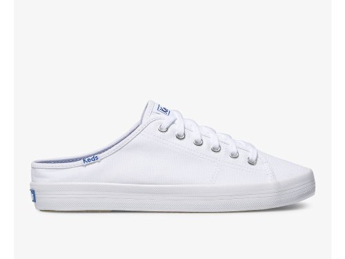 Keds Kickstart Mule Canvas Ženske Tenisice Bijele | RS-33698