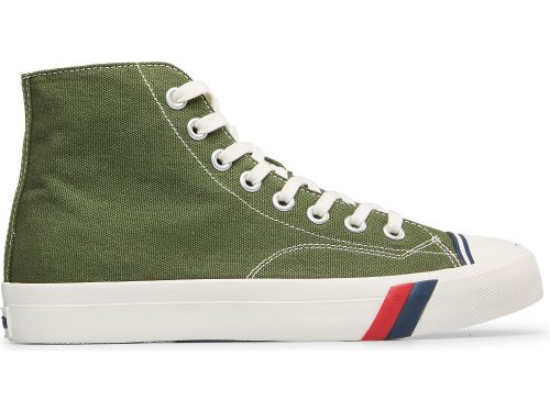 Keds Royal Hi Classic Canvas Muške Patike Zelene | RS-89355