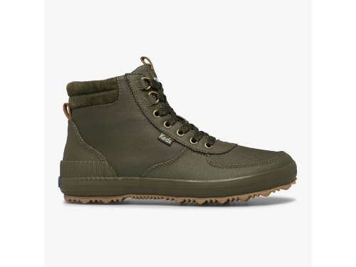 Keds Scout Boot III Water Resistant Canvas w/ Thinsulate™ Ženske Čizme Maslinasto Zelene | RS-14416