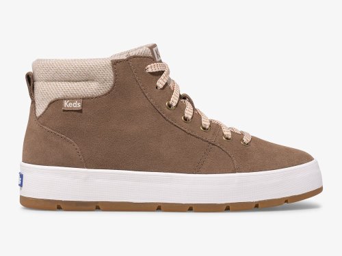 Keds Tahoe Boot Suede Ženske Lace Up Shoes Smeđe | RS-05318