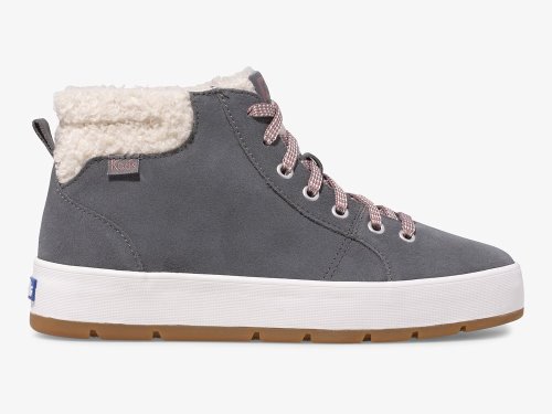 Keds Tahoe Boot Suede Ženske Lace Up Shoes Sive | RS-85572