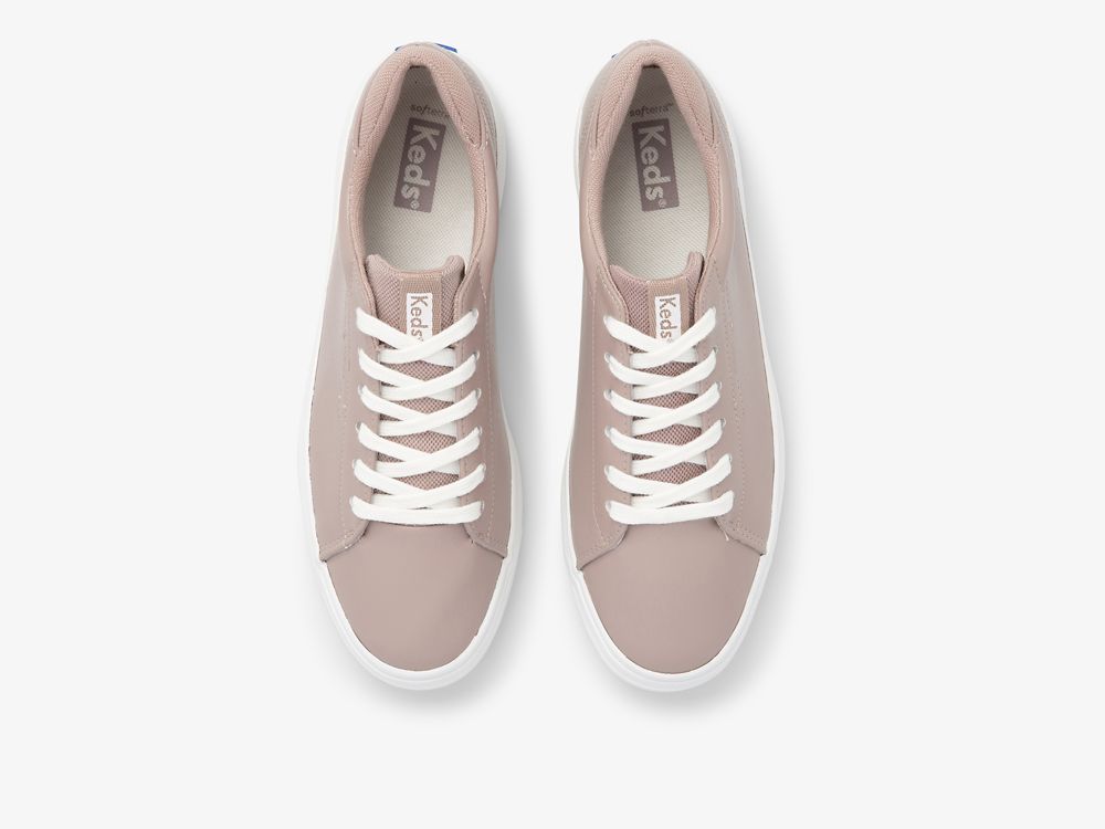 Keds Alley Coated Twill Ženske Lace Up Shoes Svijetlo Ljubičaste | RS-88838