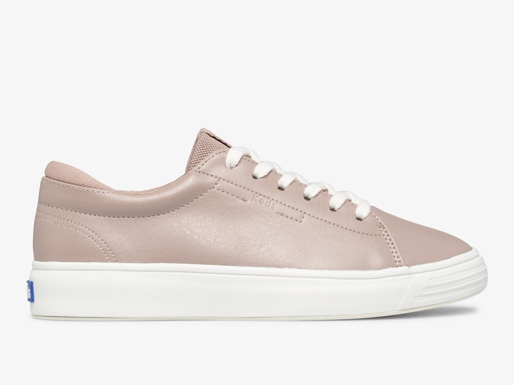 Keds Alley Coated Twill Ženske Lace Up Shoes Svijetlo Ljubičaste | RS-88838