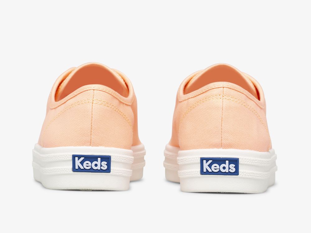 Keds Breezie Canvas Neon Ženske Lace Up Shoes Koraljne | RS-23730