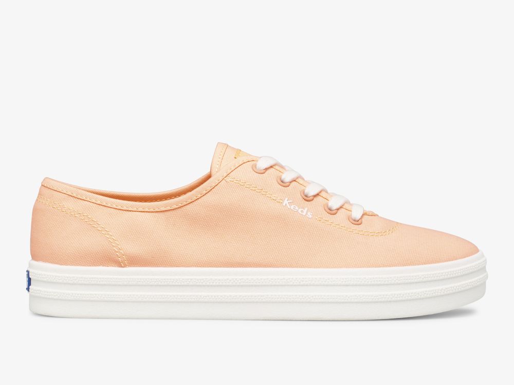 Keds Breezie Canvas Neon Ženske Lace Up Shoes Koraljne | RS-23730