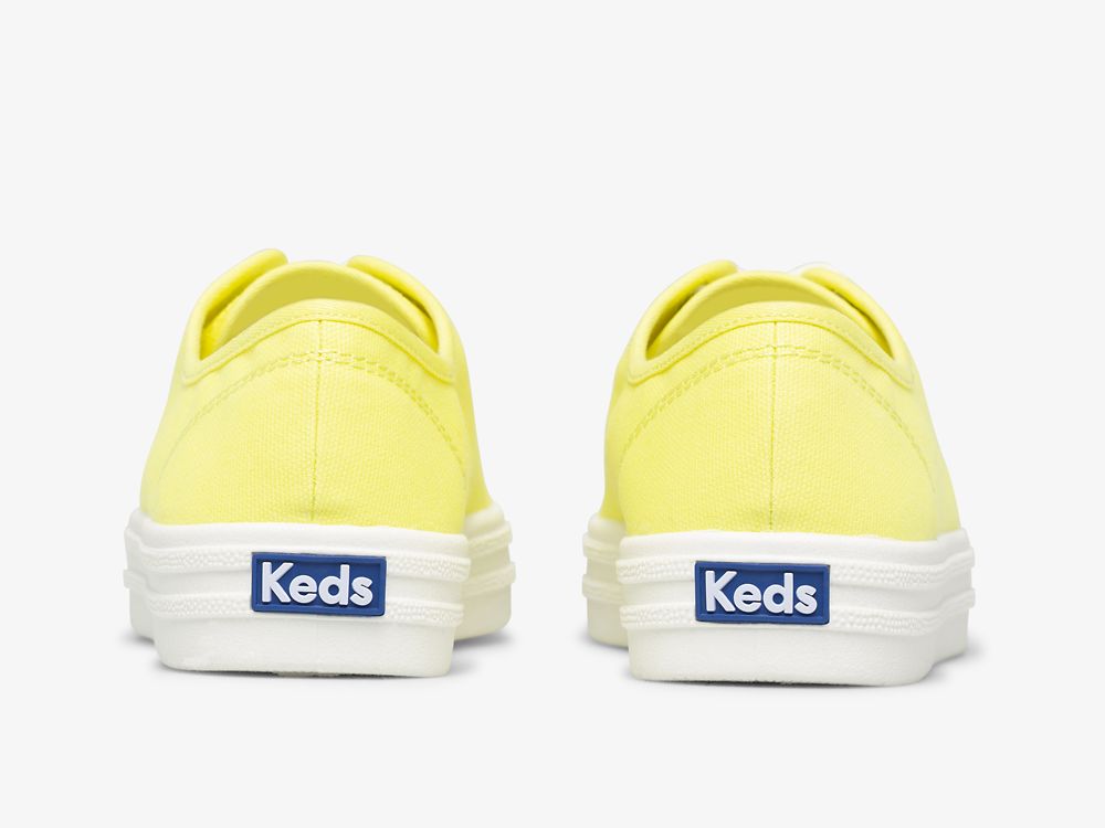 Keds Breezie Canvas Neon Ženske Lace Up Shoes Žute | RS-96234