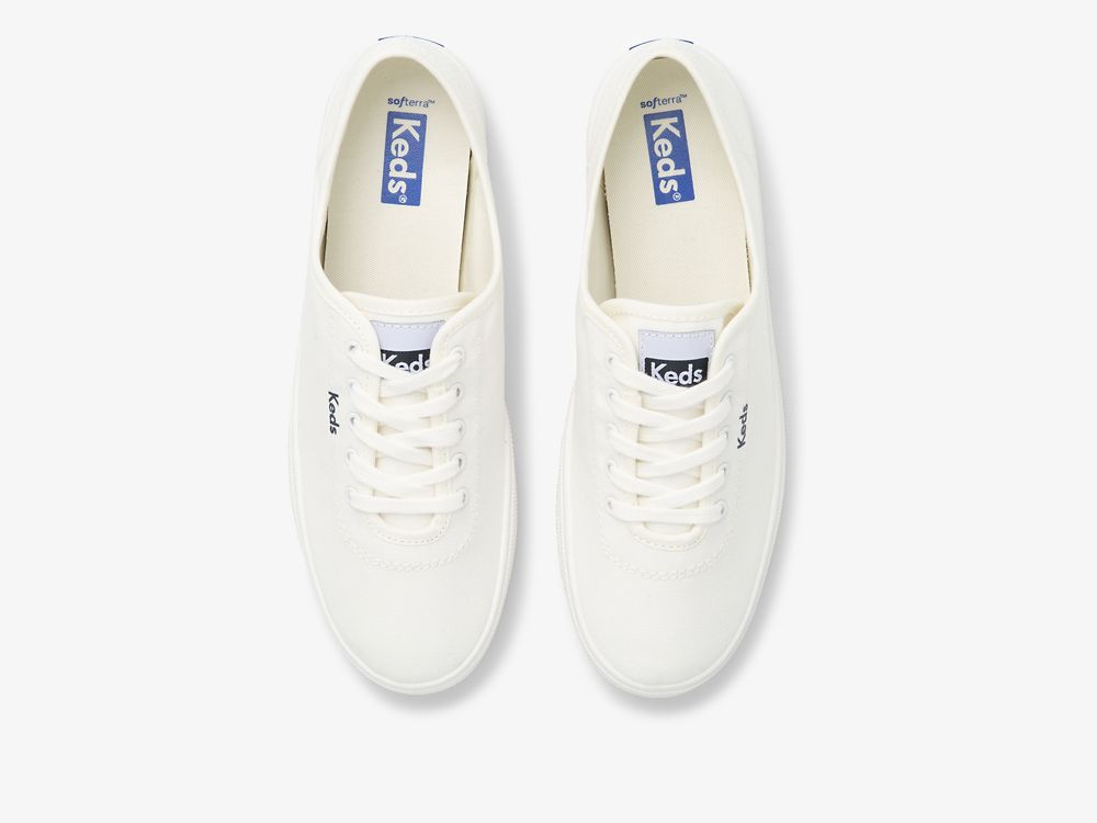 Keds Breezie Canvas Ženske Lace Up Shoes Bijele | RS-32928