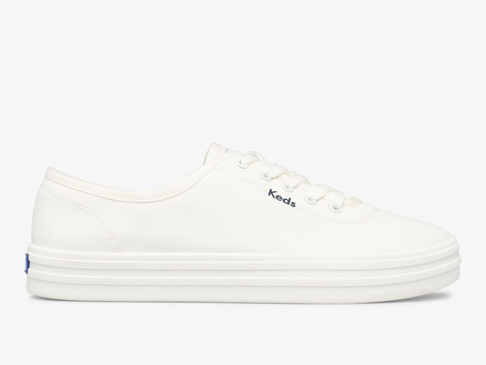 Keds Breezie Canvas Ženske Lace Up Shoes Bijele | RS-32928