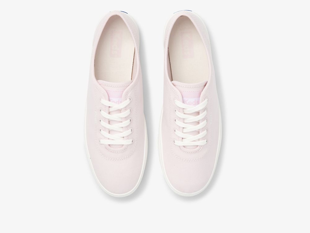 Keds Breezie Canvas Ženske Lace Up Shoes Roze | RS-58143