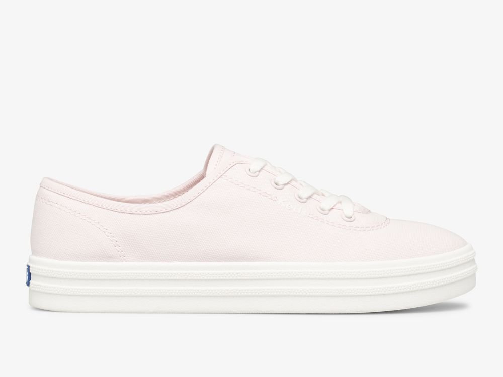 Keds Breezie Canvas Ženske Lace Up Shoes Roze | RS-58143