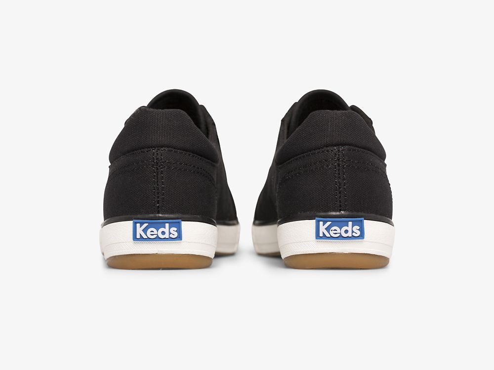 Keds Center II Canvas Ženske Lace Up Shoes Crne | RS-31246