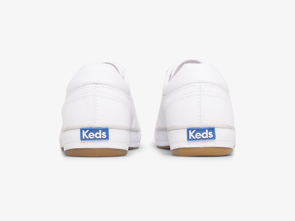 Keds Center II Canvas Ženske Lace Up Shoes Bijele | RS-66951