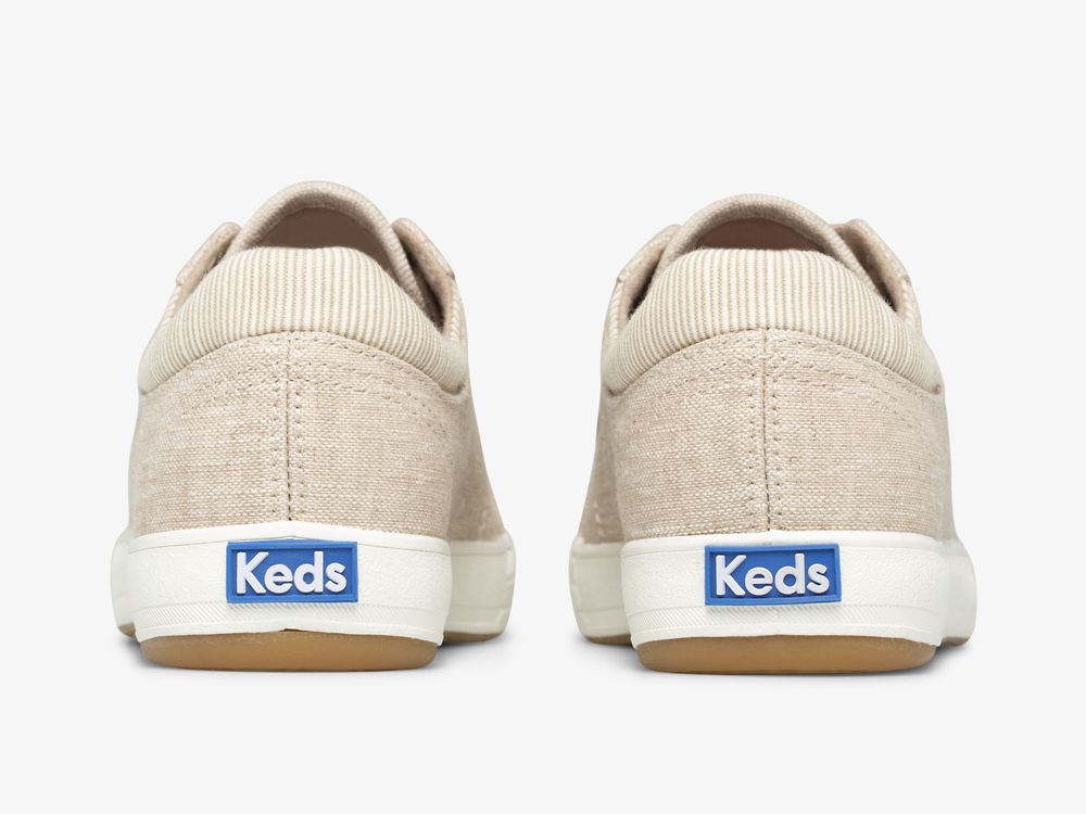 Keds Center II Chambray Ženske Lace Up Shoes Bež | RS-47883