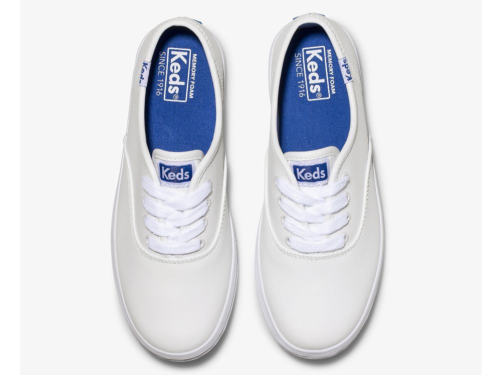 Keds Champion CVO Sneaker Koža Djevojke Patike Bijele | RS-39733