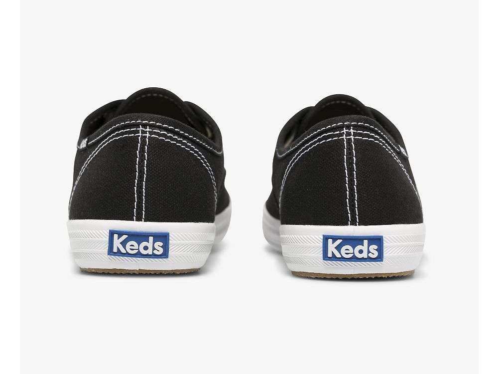 Keds Champion Feat. Organic Cotton Ženske Lace Up Shoes Crne | RS-29576