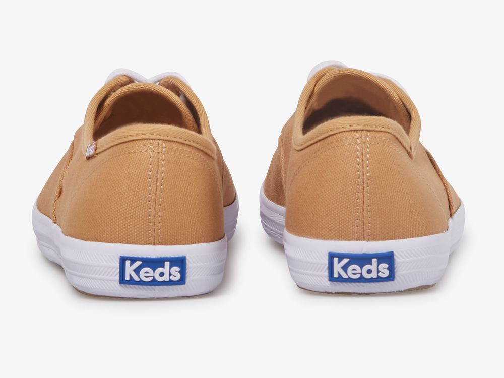 Keds Champion Feat. Organic Cotton Ženske Lace Up Shoes Smeđe | RS-58462