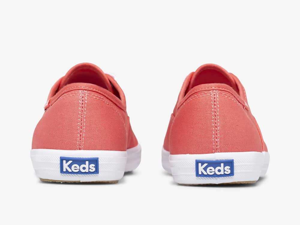 Keds Champion Feat. Organic Cotton Ženske Lace Up Shoes Roze | RS-66313