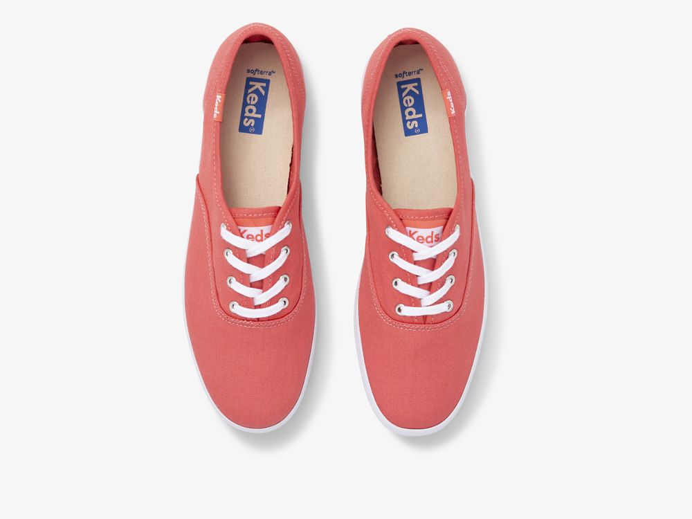 Keds Champion Feat. Organic Cotton Ženske Lace Up Shoes Roze | RS-66313