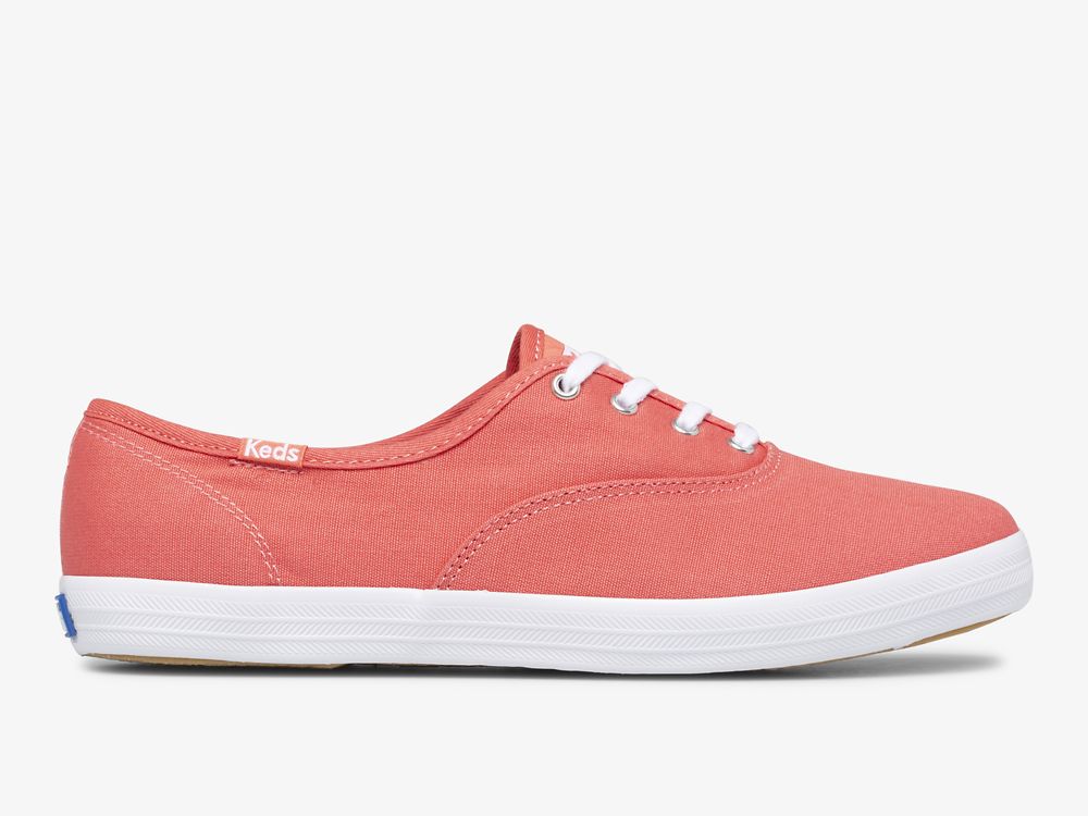 Keds Champion Feat. Organic Cotton Ženske Lace Up Shoes Roze | RS-66313