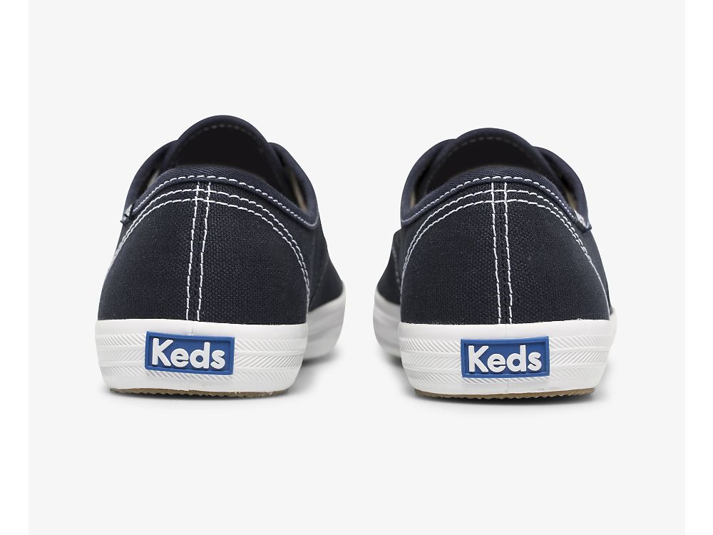 Keds Champion Feat. Organic Cotton Ženske Lace Up Shoes Tamno Tamnoplave | RS-97712