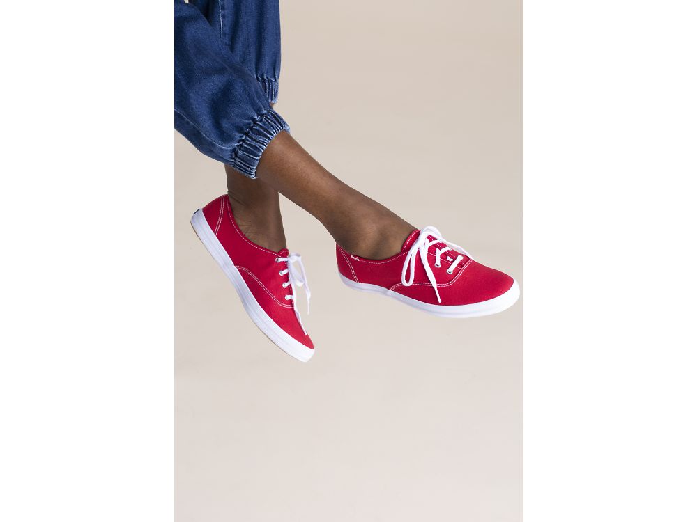 Keds Champion Originals Ženske Lace Up Shoes Crvene | RS-34738