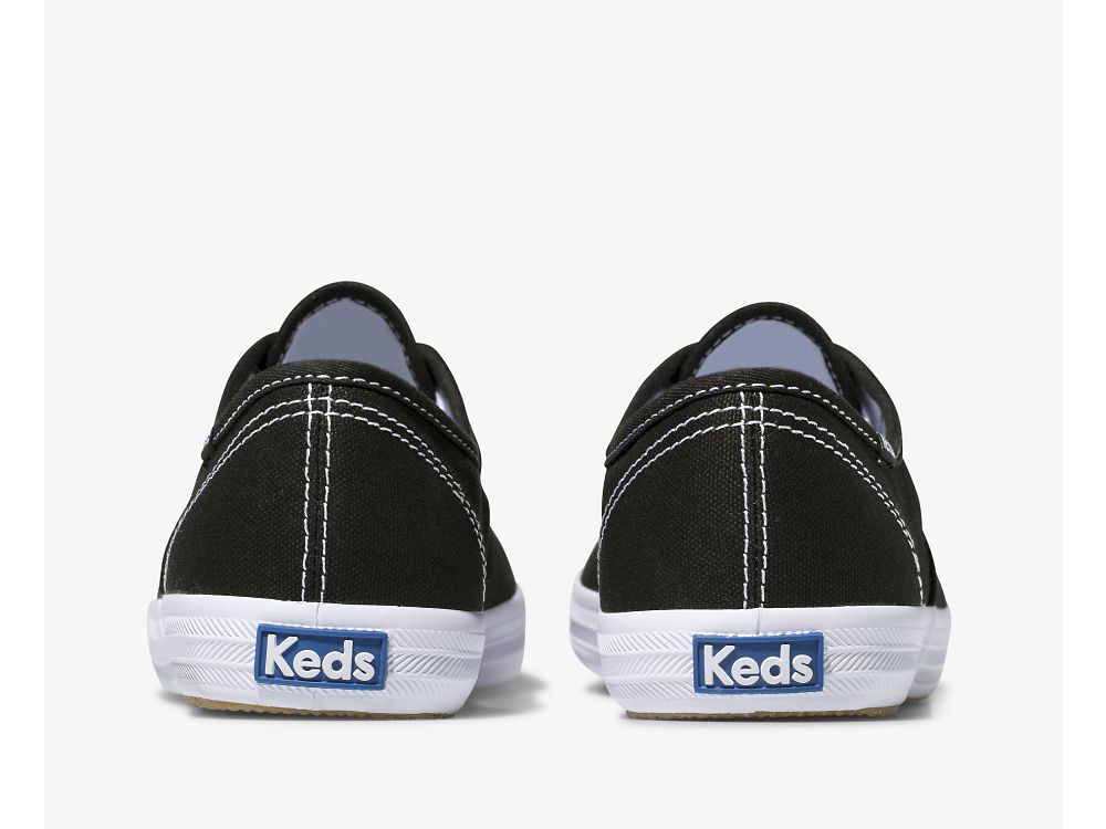 Keds Champion Originals Ženske Lace Up Shoes Crne | RS-53806