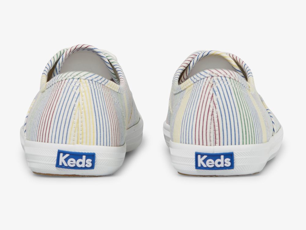 Keds Champion Surf Stripe Ženske Lace Up Shoes Bijele Visebojne | RS-79315