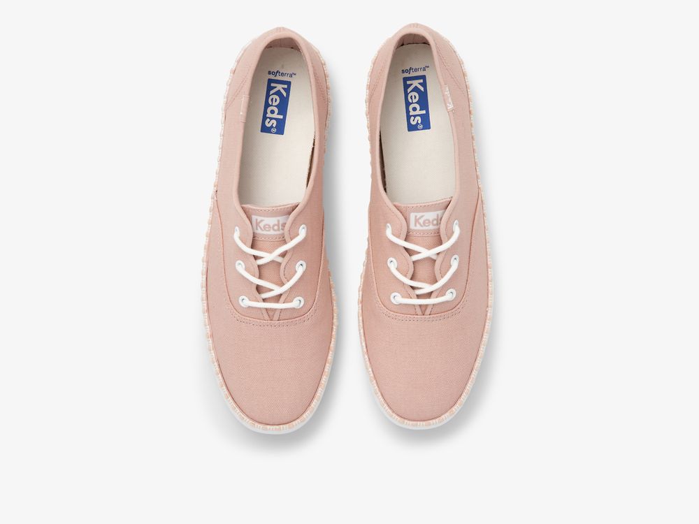 Keds Champion Wave Ženske Lace Up Shoes Roze | RS-55567