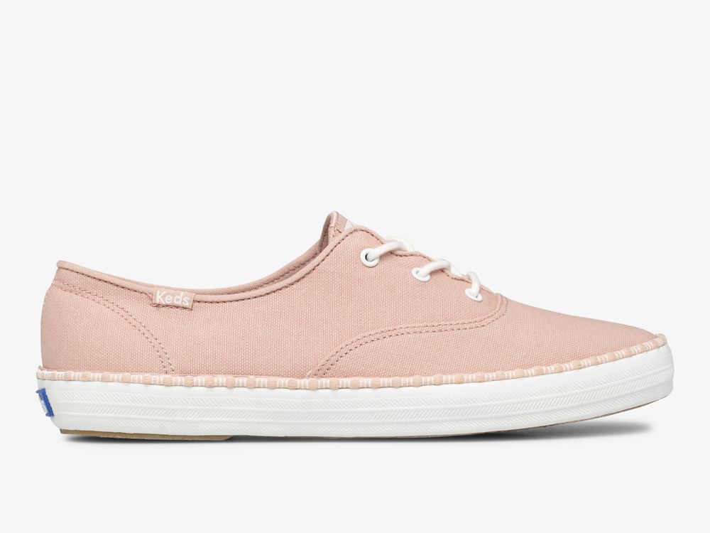 Keds Champion Wave Ženske Lace Up Shoes Roze | RS-55567