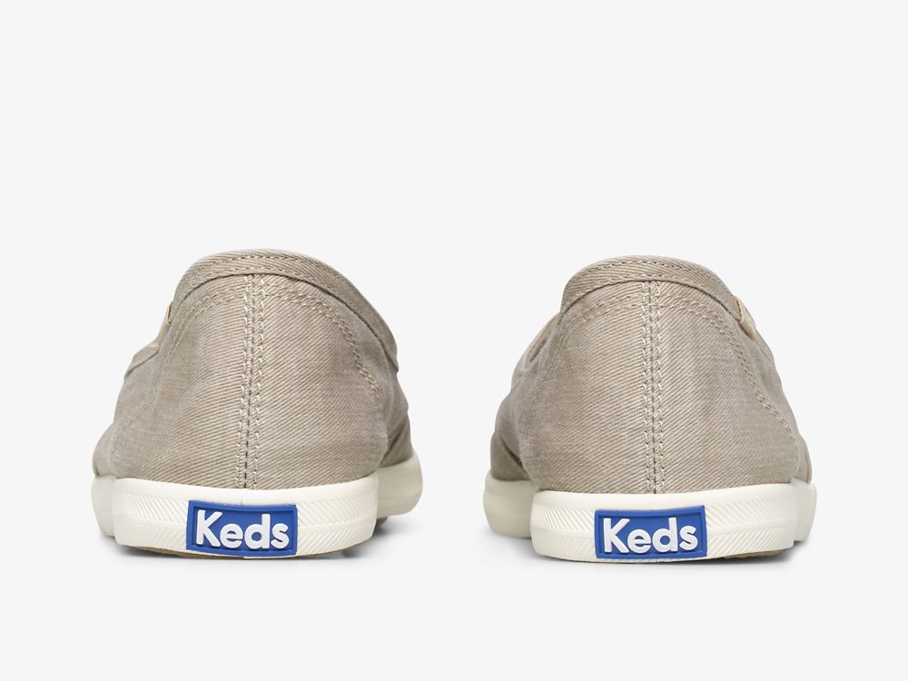 Keds Chillax Mini Twill Washable Ženske Lace Up Shoes Smeđe | RS-70250