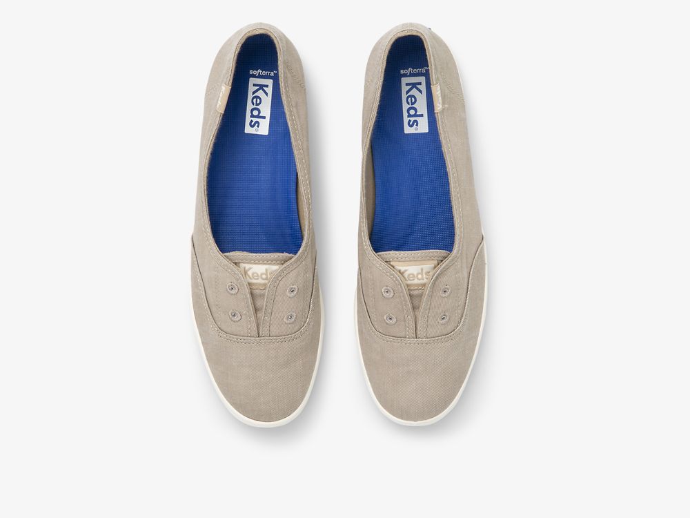 Keds Chillax Mini Twill Washable Ženske Lace Up Shoes Smeđe | RS-70250