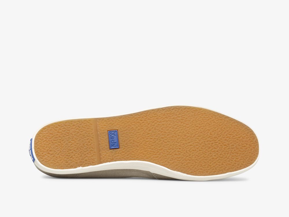 Keds Chillax Mini Twill Washable Ženske Slip On Sneakers Smeđe | RS-70633