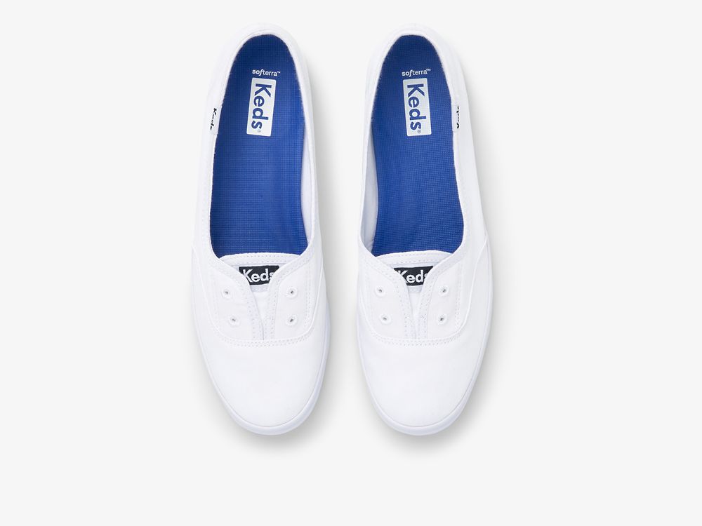 Keds Chillax Mini Twill Ženske Slip On Sneakers Bijele | RS-33371