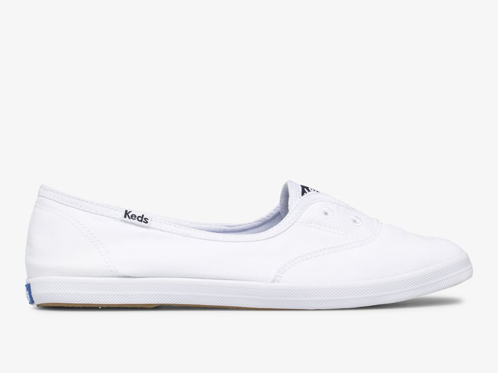 Keds Chillax Mini Twill Ženske Slip On Sneakers Bijele | RS-33371