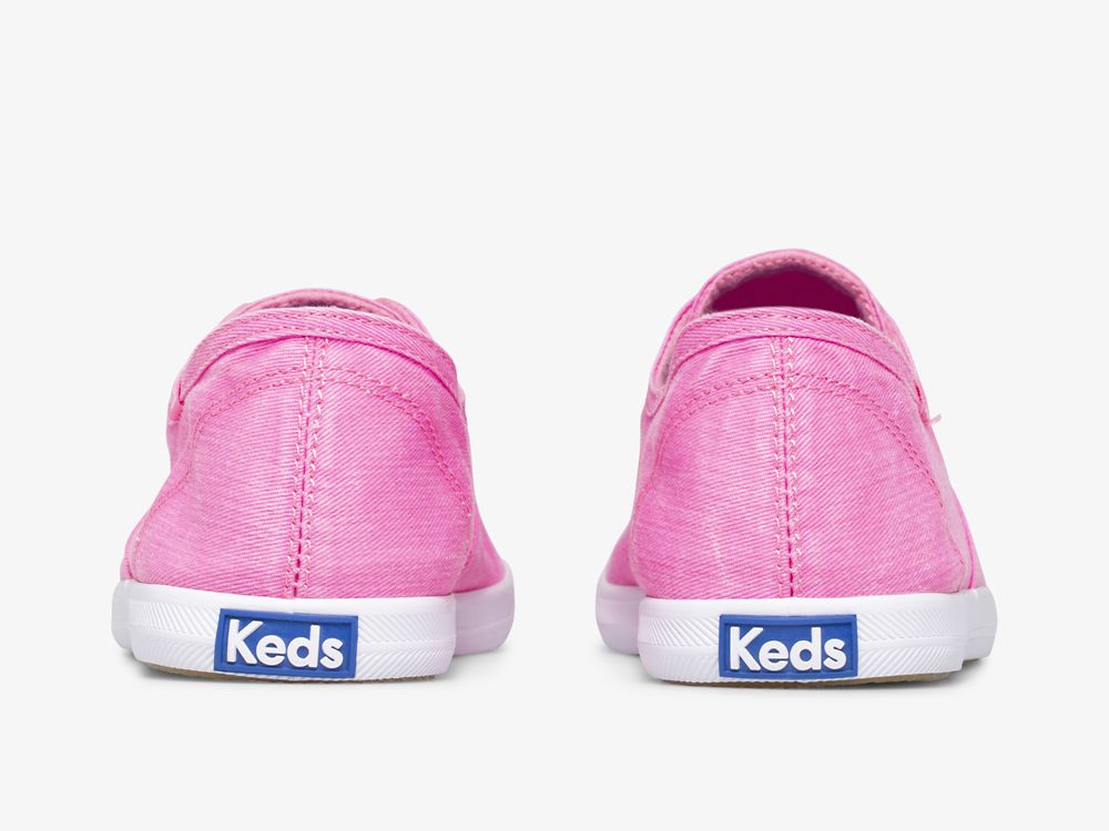 Keds Chillax Neon Twill Washable Ženske Slip On Sneakers Roze | RS-60308