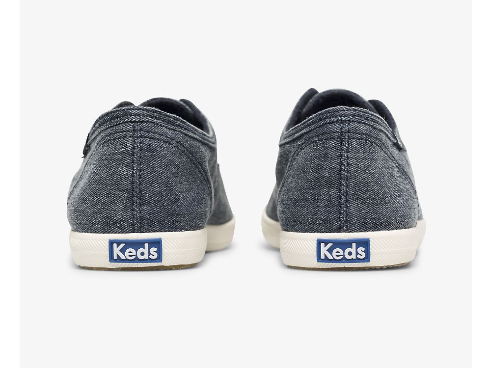 Keds Chillax Washable Feat. Organic Cotton Ženske Slip On Sneakers Tamnoplave | RS-14389