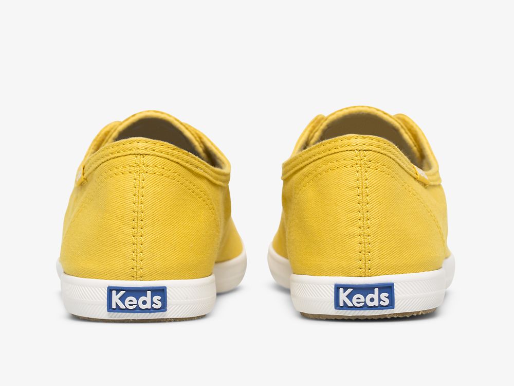 Keds Chillax Washable Feat. Organic Cotton Ženske Slip On Sneakers Žute | RS-52771