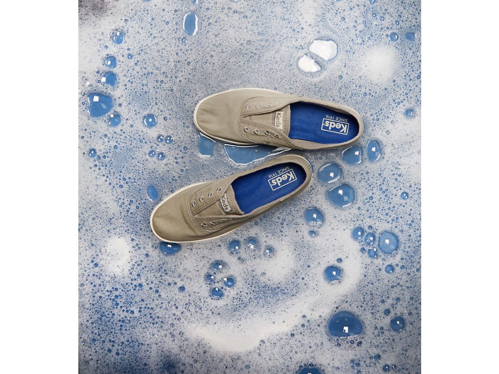 Keds Chillax Washable Ženske Slip On Sneakers Tamno Sive | RS-18578