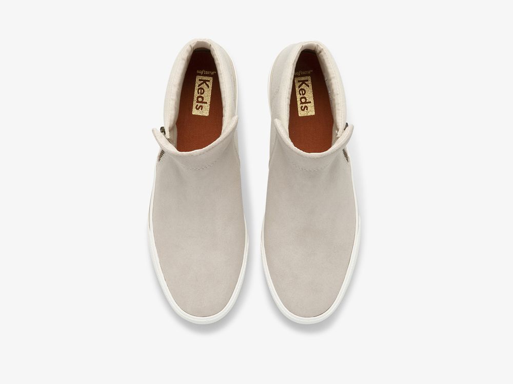 Keds Cooper Zip Bootie Ženske Slip On Sneakers Bež | RS-32348